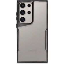 Novis Liora Newface Samsung Galaxy S23 Ultra Kılıf Boyi Silikon Kapak - Siyah