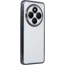 Novis Liora Newface Xiaomi Redmi 14C Kılıf Razer Lensli Silikon - Siyah