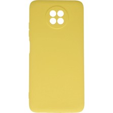 Tbl Dekor Newface Xiaomi Redmi Note 9 5g Kılıf Nano Içi Kadife Silikon - Sarı