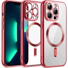 Tbl Dekor Newface Iphone 13 Pro Max Kılıf Kross Magneticsafe Kapak - Kırmızı