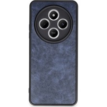 Newface Xiaomi Redmi 14C Kılıf Aras Deri Kapak - Lacivert