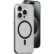 Celik Avm Joko Iphone 15 Pro Kılıf Bubble Magsafe Kapak - Siyah