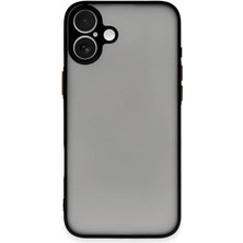 Newface Iphone 16 Plus Kılıf Montreal Silikon Kapak - Siyah