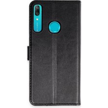 Newface Huawei Y6 Prime Kılıf Trend S Plus Kapaklı Kılıf - Siyah