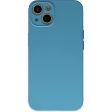 Celik Avm Newface Iphone 13 Mini Kılıf Nano Içi Kadife Silikon - Mavi