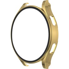 Celik Avm Newface Watch 5 Pro 45MM Wall Camlı Kasa Ekran Koruyucu - Gold