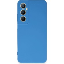 Newface Realme C65 Kılıf First Silikon - Mavi
