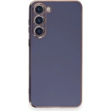 Tbl Dekor Newface Samsung Galaxy S23 Plus Kılıf Volet Silikon - Mavi