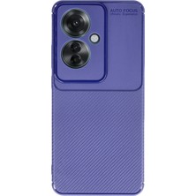 Celik Avm Newface Oppo Reno 11F Kılıf Auto Focus Karbon Kapak - Lacivert