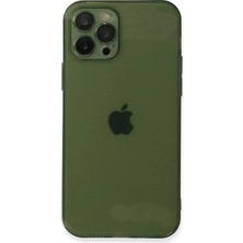Newface Iphone 12 Pro Kılıf Fly Lens Silikon - Yeşil