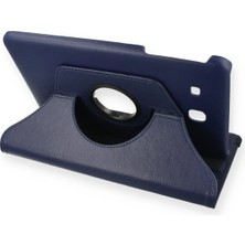 Verto Newface Samsung Galaxy T560 Tab E 9.7 Kılıf 360 Tablet Deri Kılıf - Lacivert