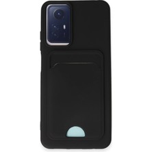 Verto Newface Xiaomi Redmi Note 12S Kılıf Kelvin Kartvizitli Silikon - Siyah