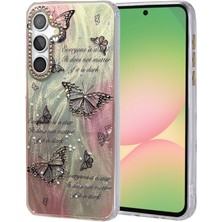 Newface Samsung Galaxy A56 Kılıf Blade Aynalı Desenli Kapak - Desen 6