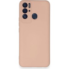 Tbl Dekor Newface Tecno Pova Neo Kılıf Nano Içi Kadife Silikon - Pudra