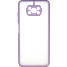 Celik Avm Newface Xiaomi Pocophone X3 Kılıf Montreal Silikon Kapak - Mor