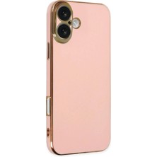 Newface Iphone 16 Kılıf Volet Silikon - Pembe