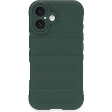 Newface Iphone 16 Plus Kılıf Optimum Silikon - Koyu Yeşil