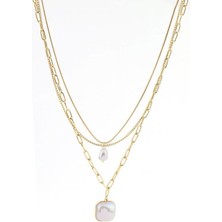 Ft Tasarım Vıp Celik Çoklu Kolye