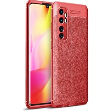 Newface Xiaomi Mi Note 10 Lite Kılıf Auto Focus Kapak - Kırmızı