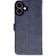 Newface Iphone 16 Plus Kılıf Trend S Plus Kapaklı Kılıf - Lacivert