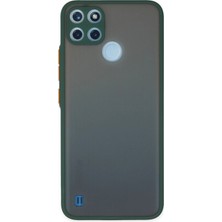 Freedom Storee Newface Realme C21Y Kılıf Montreal Silikon Kapak - Yeşil