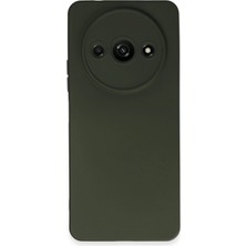 Newface Xiaomi Redmi A3 4g Kılıf Nano Içi Kadife Silikon - Koyu Yeşil