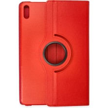 Celik Avm Newface Huawei Matepad Se 11 Kılıf 360 Tablet Deri Kılıf - Kırmızı
