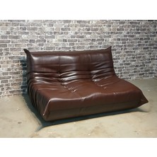 Kreazen Leo Ikili Deri Kanepe