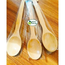 Bitki Diyarı Ahşap Servis Kaşığı Orta Boy 1AD