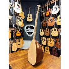 Pena Müzik Kısa Sap Yarı Profesyonel Maun Solak Bağlama 42 Tekne Jak Girişli