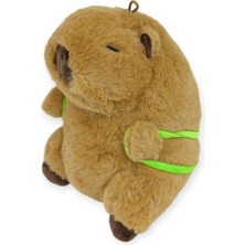 Peluş Sevimli Hayvanlar 25 cm - Kapibara Kaplumbağa Çantalı (Lisinya)