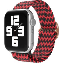 AK-SA-STR Newface Apple Watch 42MM Star Kordon - Zigzag Kırmızı-Siyah