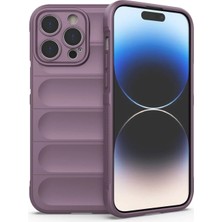 AK-SA-STR Newface Iphone 14 Pro Kılıf Optimum Silikon - Mor