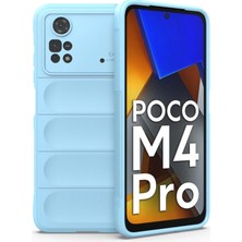 AK-SA-STR Newface Xiaomi Poco M4 Pro 4g Kılıf Optimum Silikon - Sky Blue