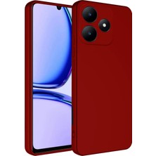 AK-SA-STR Newface Realme C61 Kılıf First Silikon - Kırmızı
