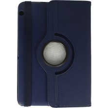 AK-SA-STR Newface Huawei Mediapad T3 10 / 9.6 Kılıf 360 Tablet Deri Kılıf - Lacivert