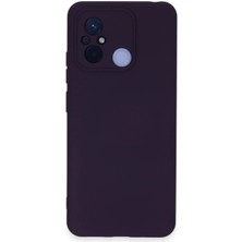 AK-SA-STR Newface Xiaomi Redmi 12C Kılıf Nano Içi Kadife Silikon - Mor