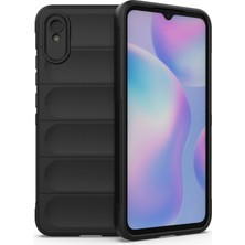 AK-SA-STR Newface Xiaomi Redmi 9A Kılıf Optimum Silikon - Siyah