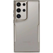 AK-SA-STR Newface Samsung Galaxy S24 Ultra Kılıf Boyi Silikon Kapak - Titan Gri