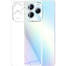 AK-SA-STR Newface Infinix Hot 40I Kılıf Lüx Şeffaf Silikon