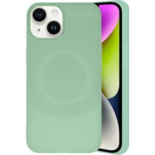 AK-SA-STR Newface Iphone 14 Kılıf Maya Karbon Kapak - Su Yeşili