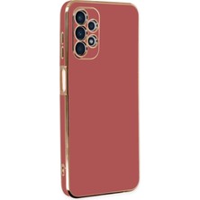 AK-SA-STR Newface Samsung Galaxy A13 4g Kılıf Volet Silikon - Kırmızı