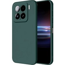 Newface Xiaomi Mi 15 Pro Kılıf Nano Içi Kadife Silikon - Koyu Yeşil