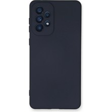 AK-SA-STR Newface Samsung Galaxy A33 5g Kılıf Nano Içi Kadife Silikon - Lacivert