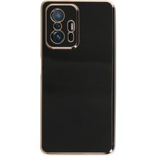 AK-SA-STR Newface Xiaomi Mi 11T Pro Kılıf Volet Silikon - Siyah