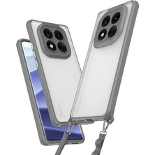 AK-SA-STR Newface Xiaomi Redmi Note 14 Pro 5g Kılıf Penta Silikon Kılıf - Titan Gri