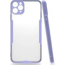 AK-SA-STR Newface Iphone 11 Pro Max Kılıf Platin Silikon - Lila