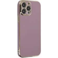 AK-SA-STR Newface Iphone 14 Pro Kılıf Volet Silikon - Mor