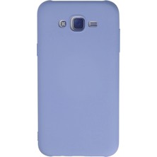 AK-SA-STR Newface Samsung Galaxy J7 Kılıf Nano Içi Kadife Silikon - Lila