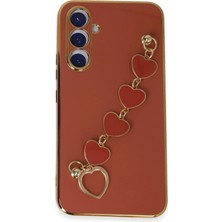 AK-SA-STR Newface Samsung Galaxy A54 5g Kılıf Esila Silikon - Kırmızı